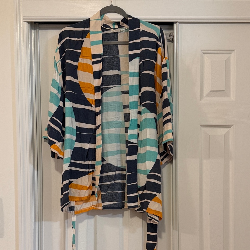 O'Neill Multicolor Striped Swim Coverup